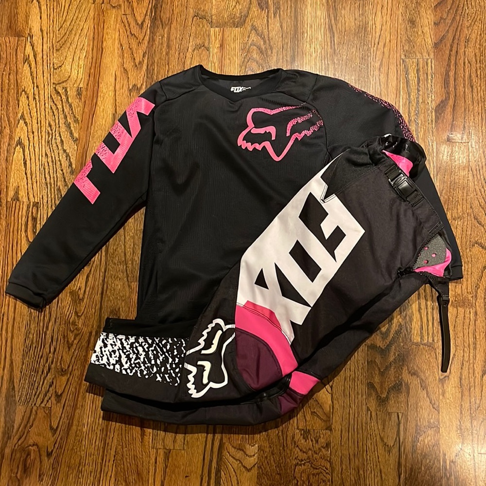 Fox Racing Girls Motocross Pants and Long Sleeve Jersey